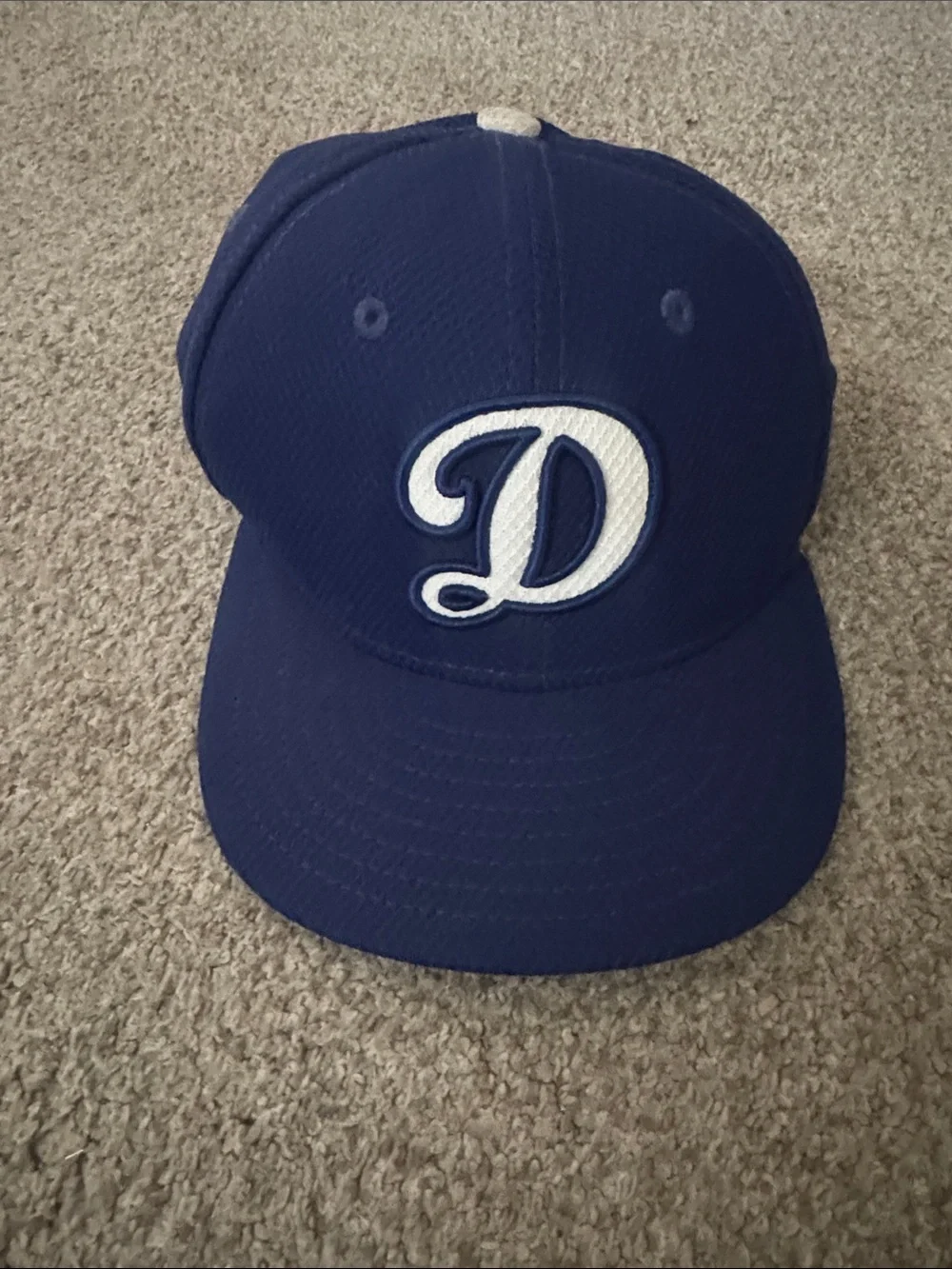 New Era Kids Navy Blue Cap with White 'D' Logo